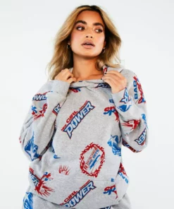 New Girl Order Tops SPORT LOGO HOODIE