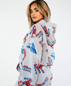 New Girl Order Tops SPORT LOGO HOODIE