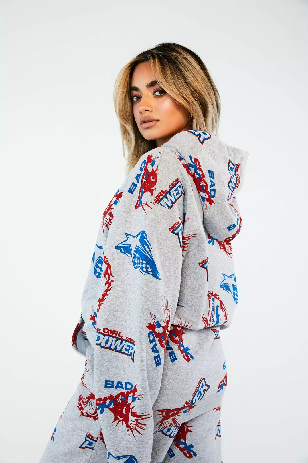 New Girl Order Tops SPORT LOGO HOODIE