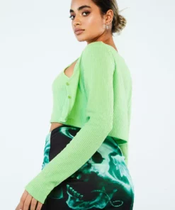 New Girl Order RIB GREEN CAMI