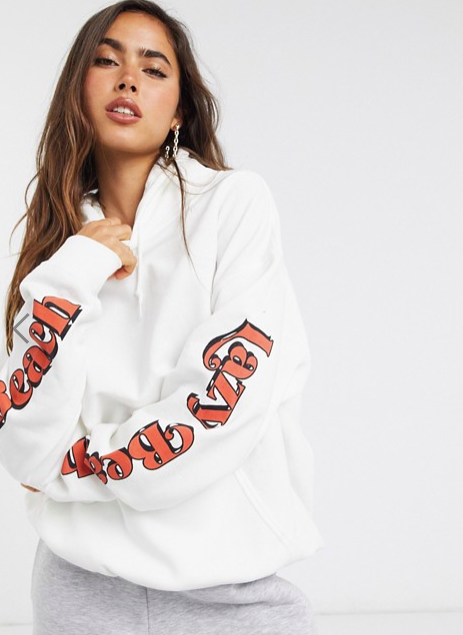 New Girl Order Lazy Beach Oversized Hoodie Tops