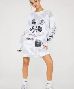 New Girl Order TIME TO BE ALIVE SWEAT DRESS