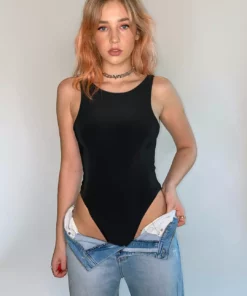 New Girl Order Scoop Back Bodysuit