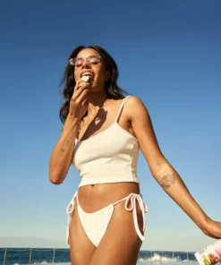 New Girl Order Tops TOWELLING CAMI TOP