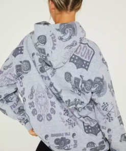 New Girl Order RACER FLAG HOODIE