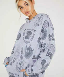 New Girl Order RACER FLAG HOODIE