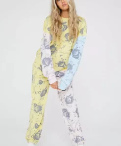 New Girl Order Tops Bear Panel Sweat