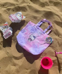 New Girl Order HELLO KITTY TIE DYE TOTE BAG